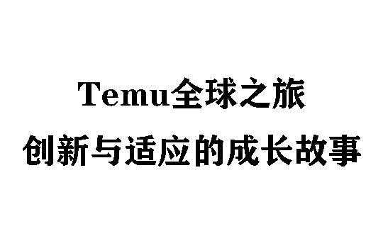 Temu全球之旅：创新与适应的成长故事