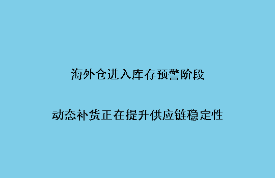海外仓进入库存预警阶段:动态补货正在提升供应链稳定性