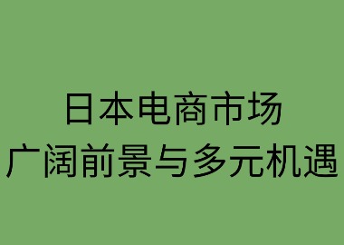 日本电商市场广阔前景与多元机遇