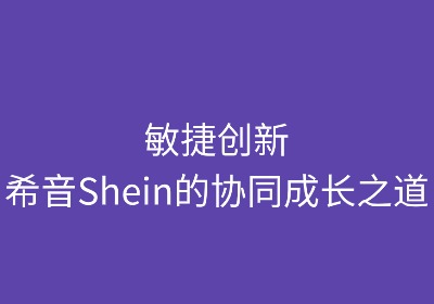 敏捷创新:希音的协同成长之道