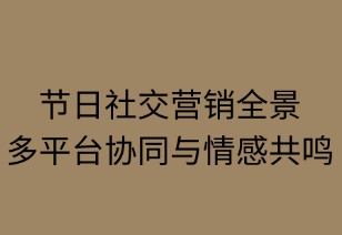 节日社交营销全景攻略：多平台协同与情感共鸣