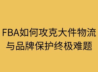 三重护城河：FBA如何攻克大件物流与品牌保护终极难题