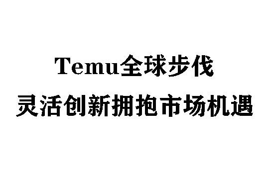 Temu全球步伐：灵活创新拥抱市场机遇
