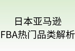 日本亚马逊FBA热门品类解析